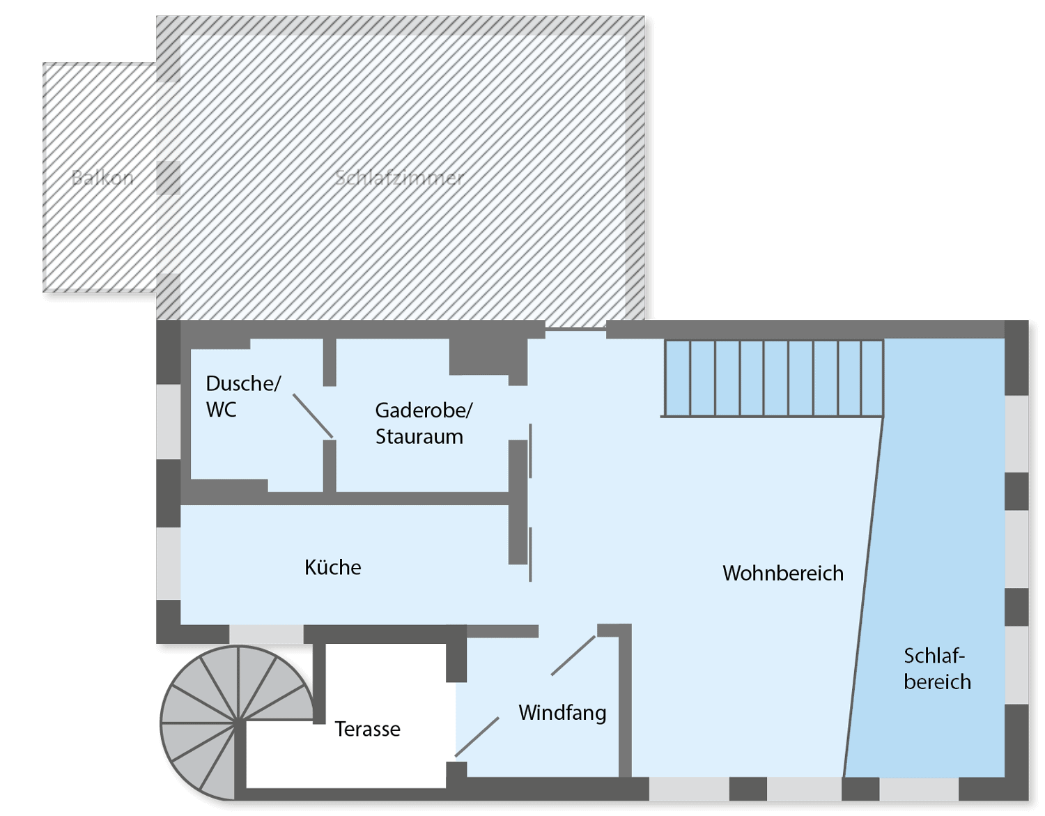 Grundriss Ferienwohnung 1 Appartement